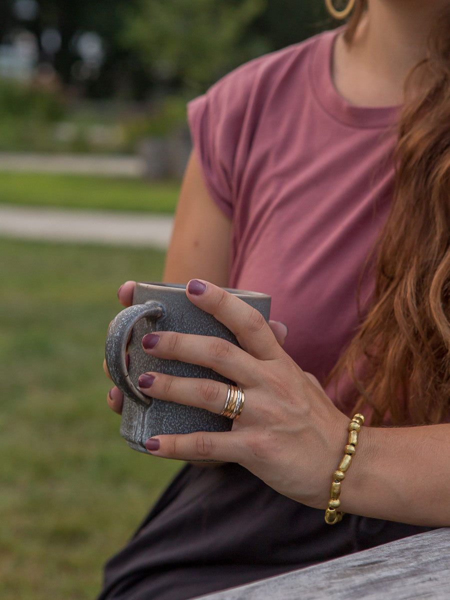 brass Stacking Rings | Fair Anita