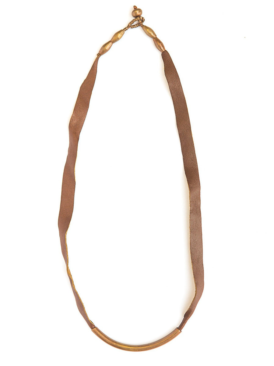 Tube Artillery Necklace - Copper