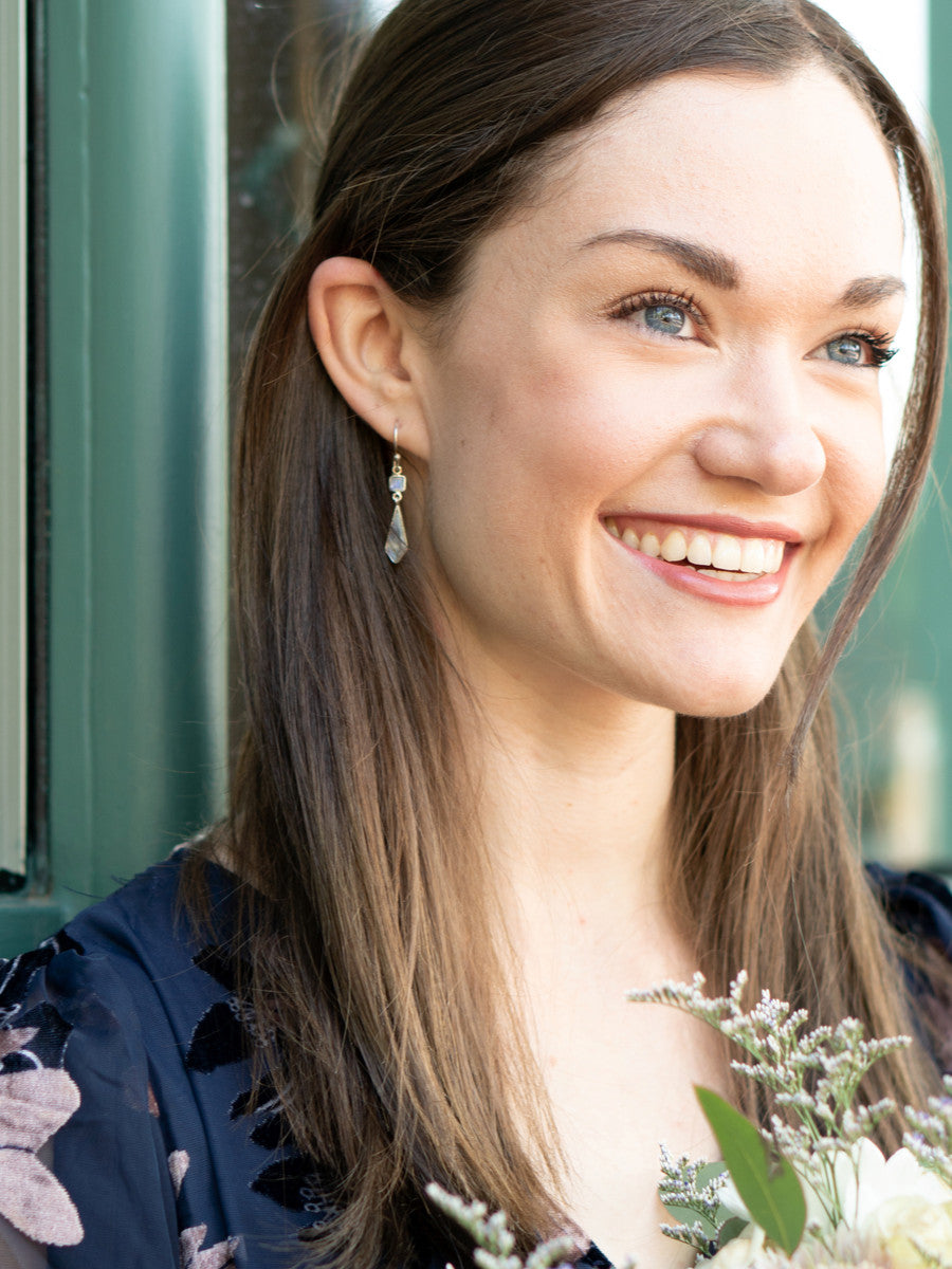 ethically made affordable modern wedding earrings_Fair Anita