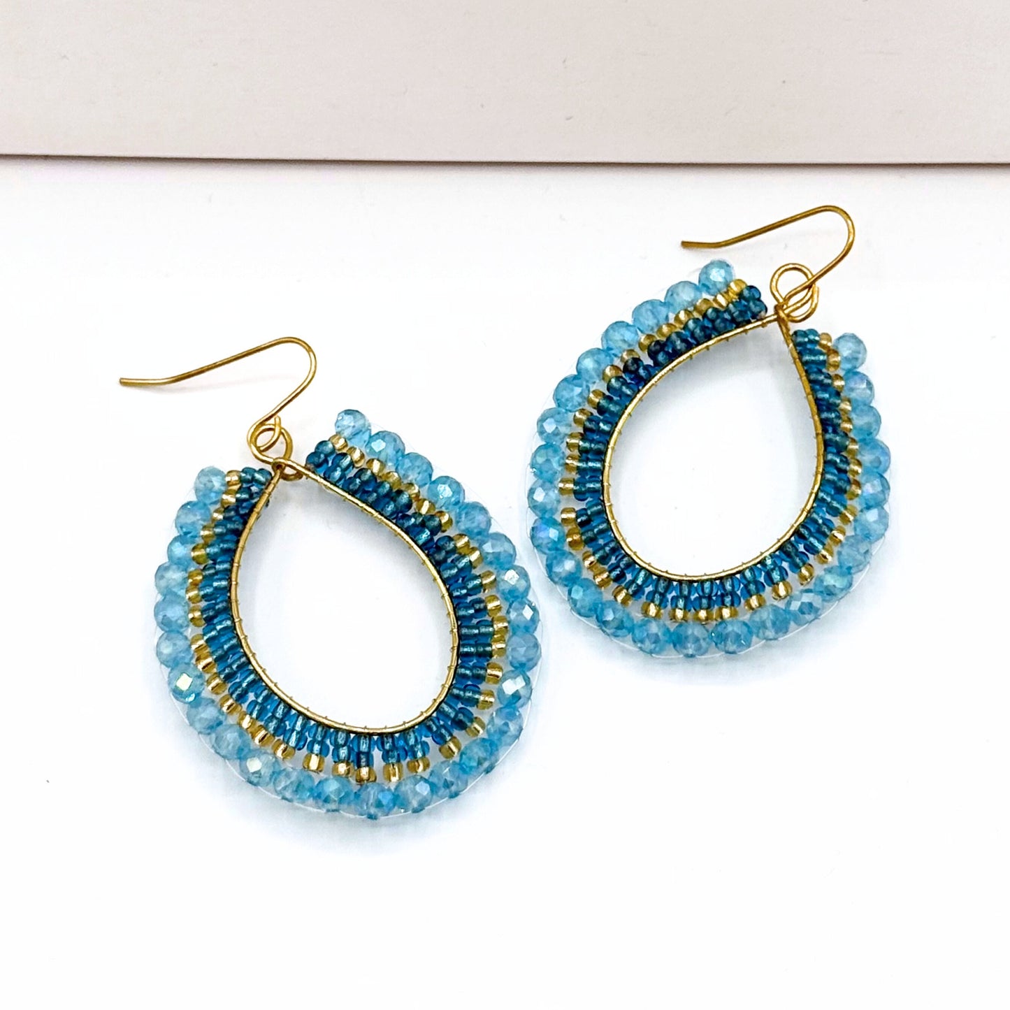 Woven Formation Drop Earrings