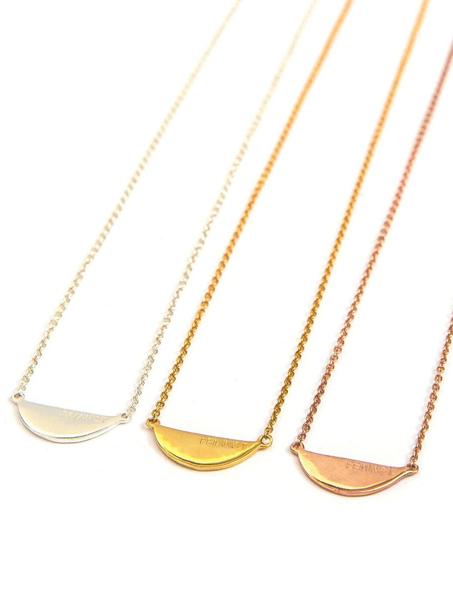 Fair Feminist Necklace from India Fair Anita Fair Trade Jewelry