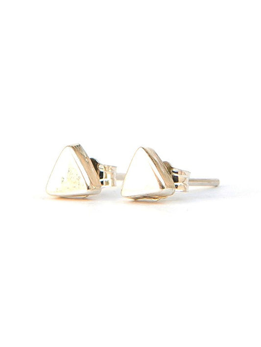 Tiny Triangle Sterling Studs