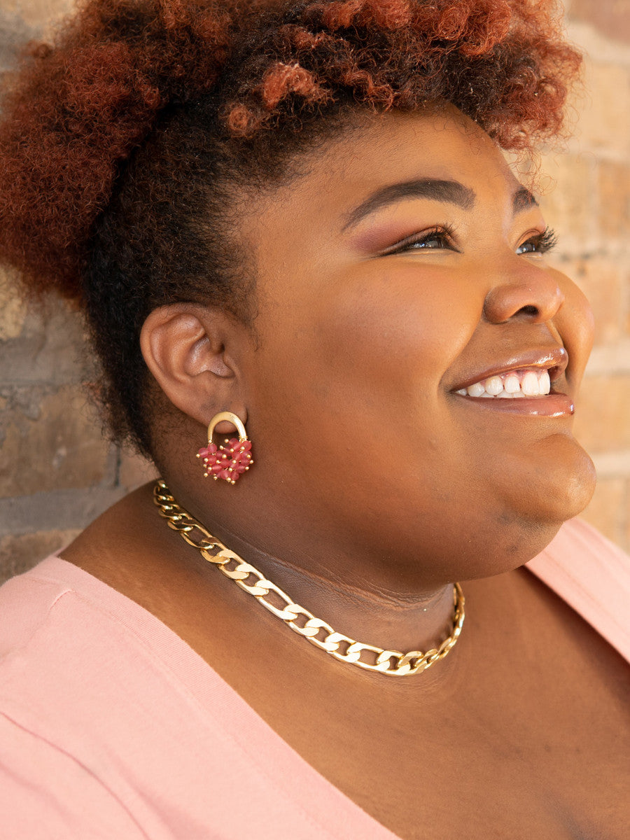 loop beaded studs | Fair Anita