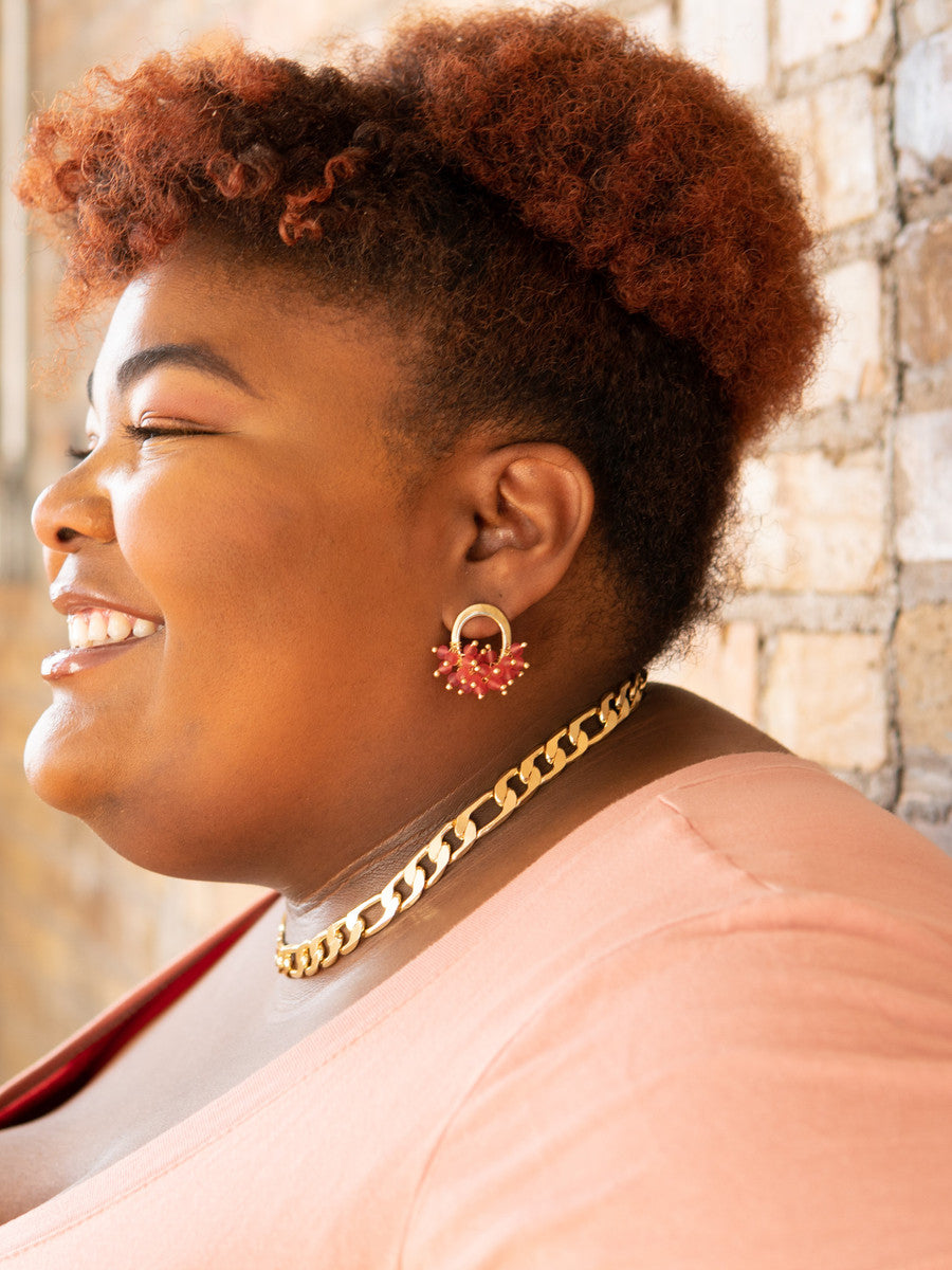 loop beaded studs | Fair Anita