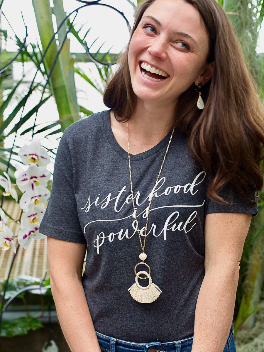 neutral fringe statement necklace | Fair Anita