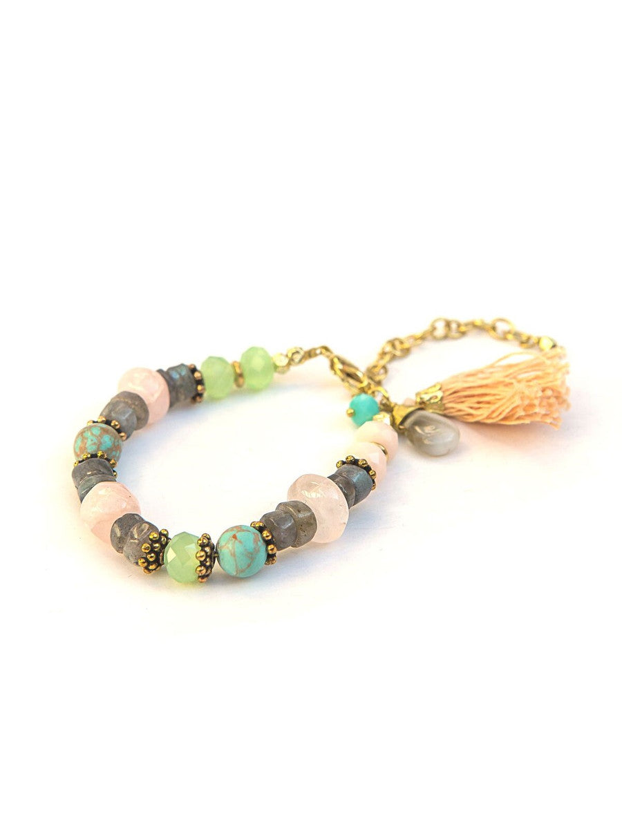 Playful Pastels Beaded Bracelet | Fair Anita