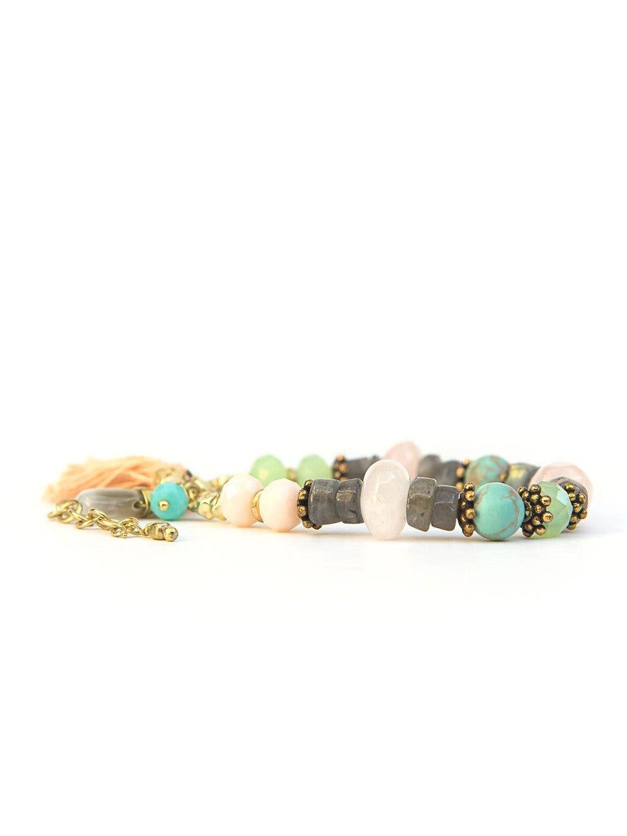 Playful Pastels Beaded Bracelet | Fair Anita