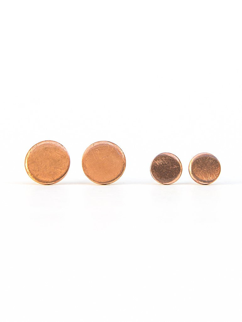 Little fair trade copper stud earrings | Fair Anita