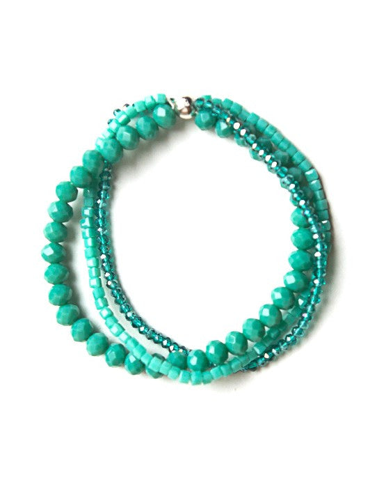 Sparkle Glass Elastic Bracelet