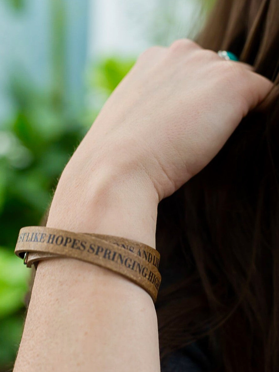 Maya Angelou quote bracelet | Fair Anita