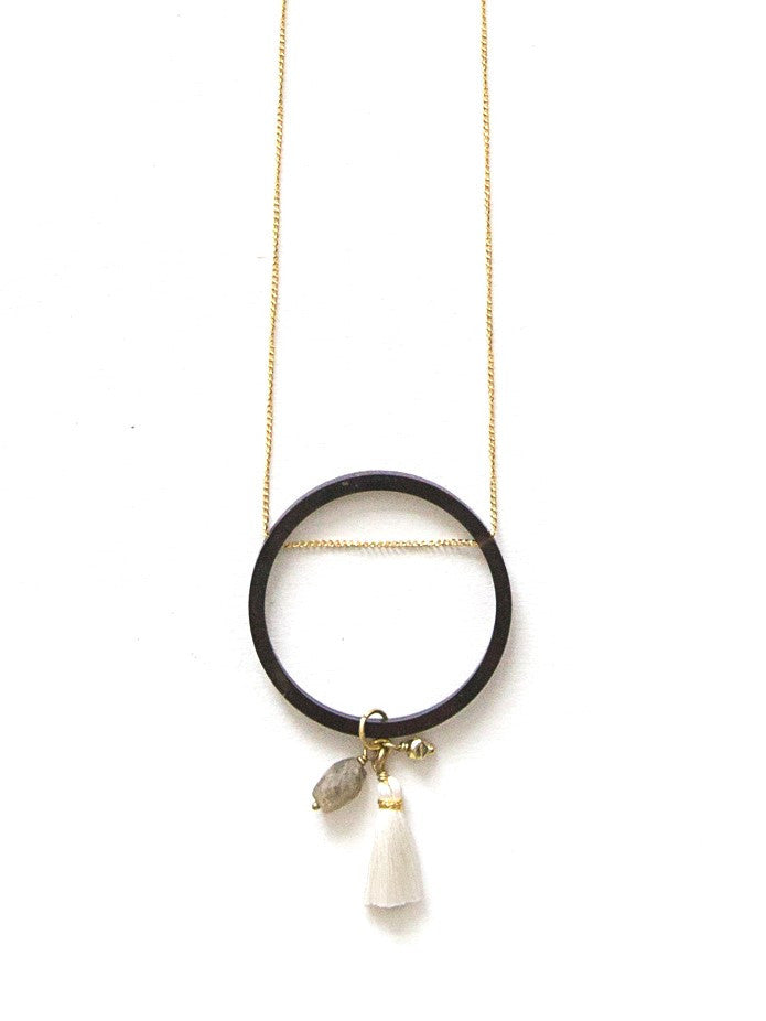 Open Circle Statement Necklace | Fair Anita