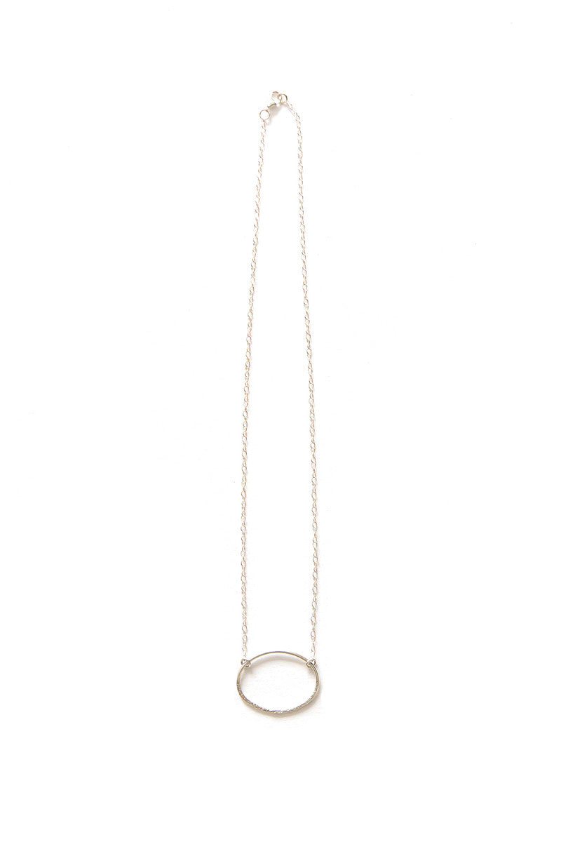 Sterling oval dainty necklace | Fair Anita