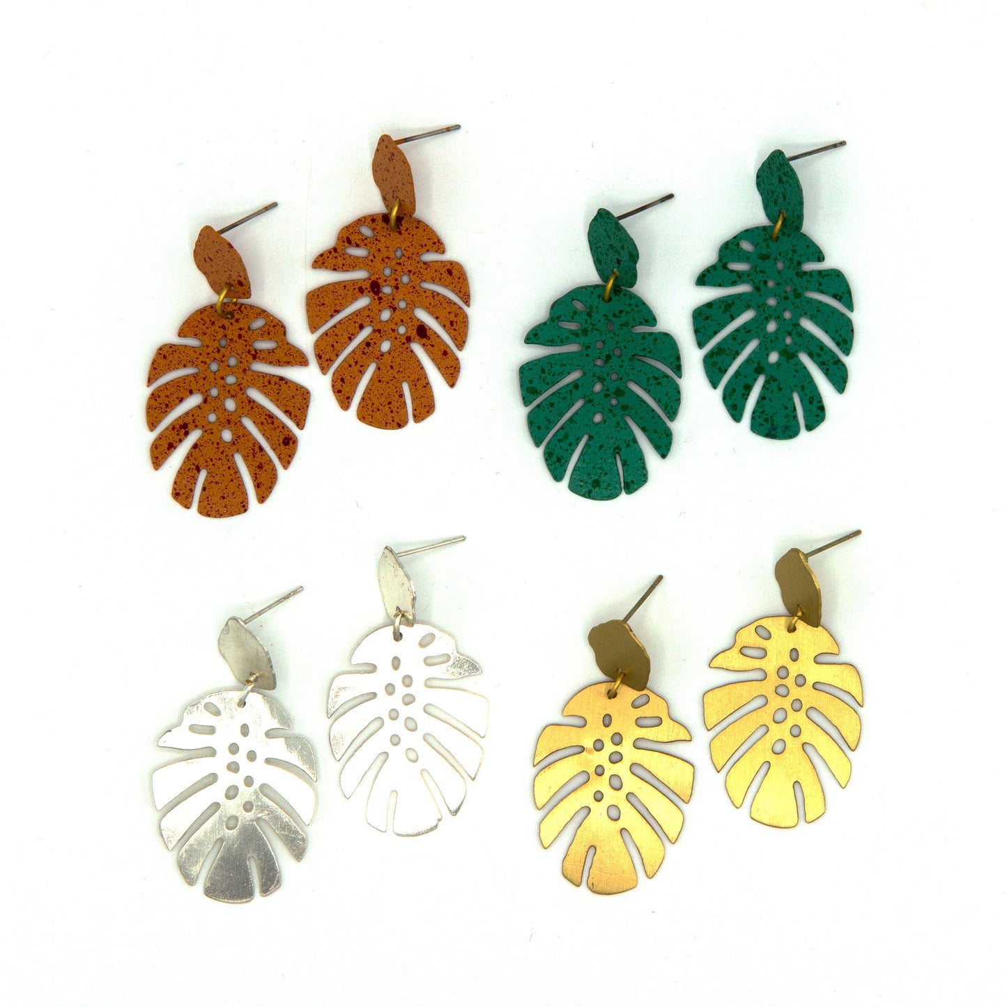 Monstera Studs