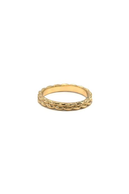 Braided Brass Ring