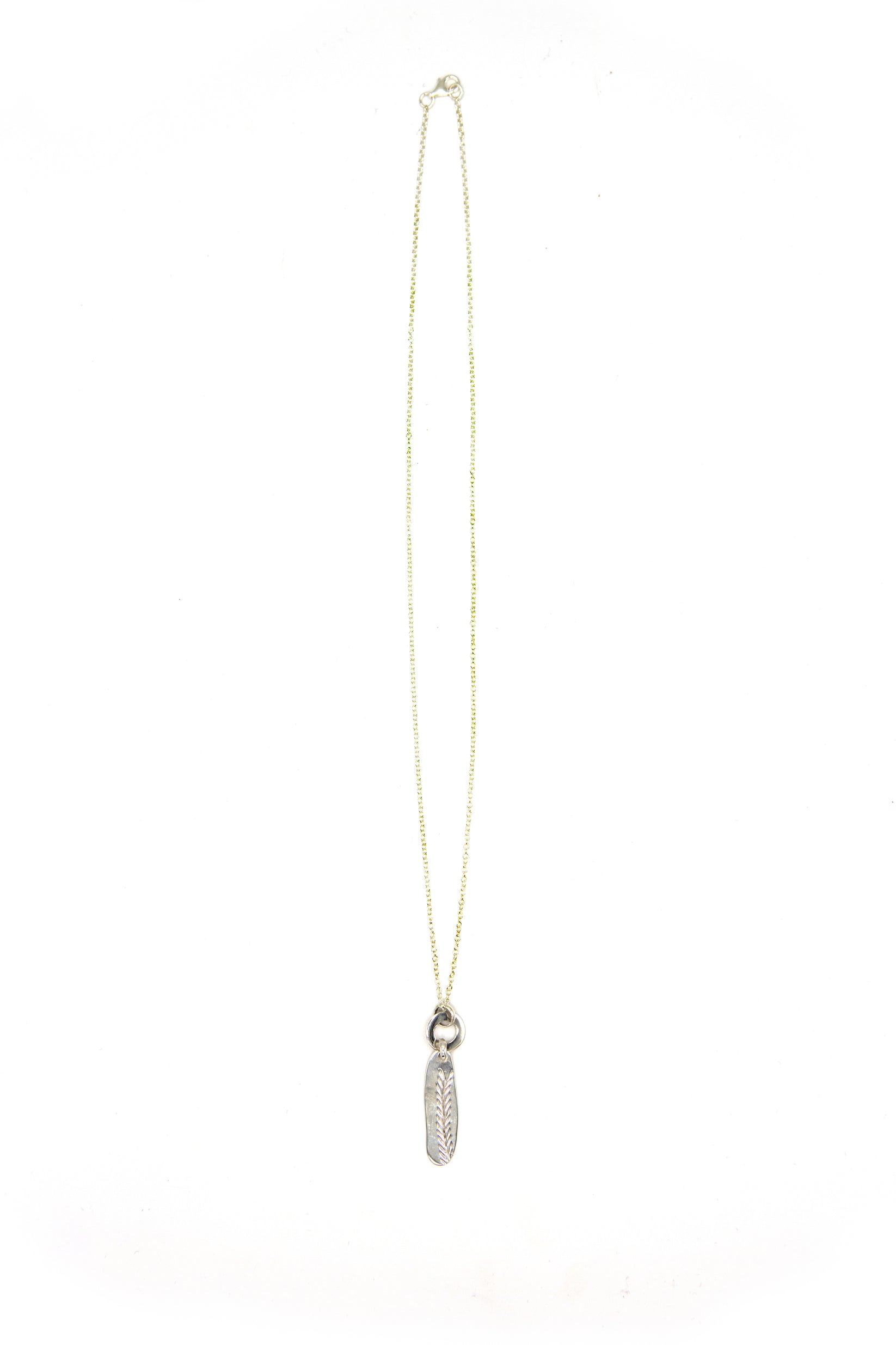 Wild Grass Sterling Silver Pendant Necklace | Fair Anita | Ethical ...