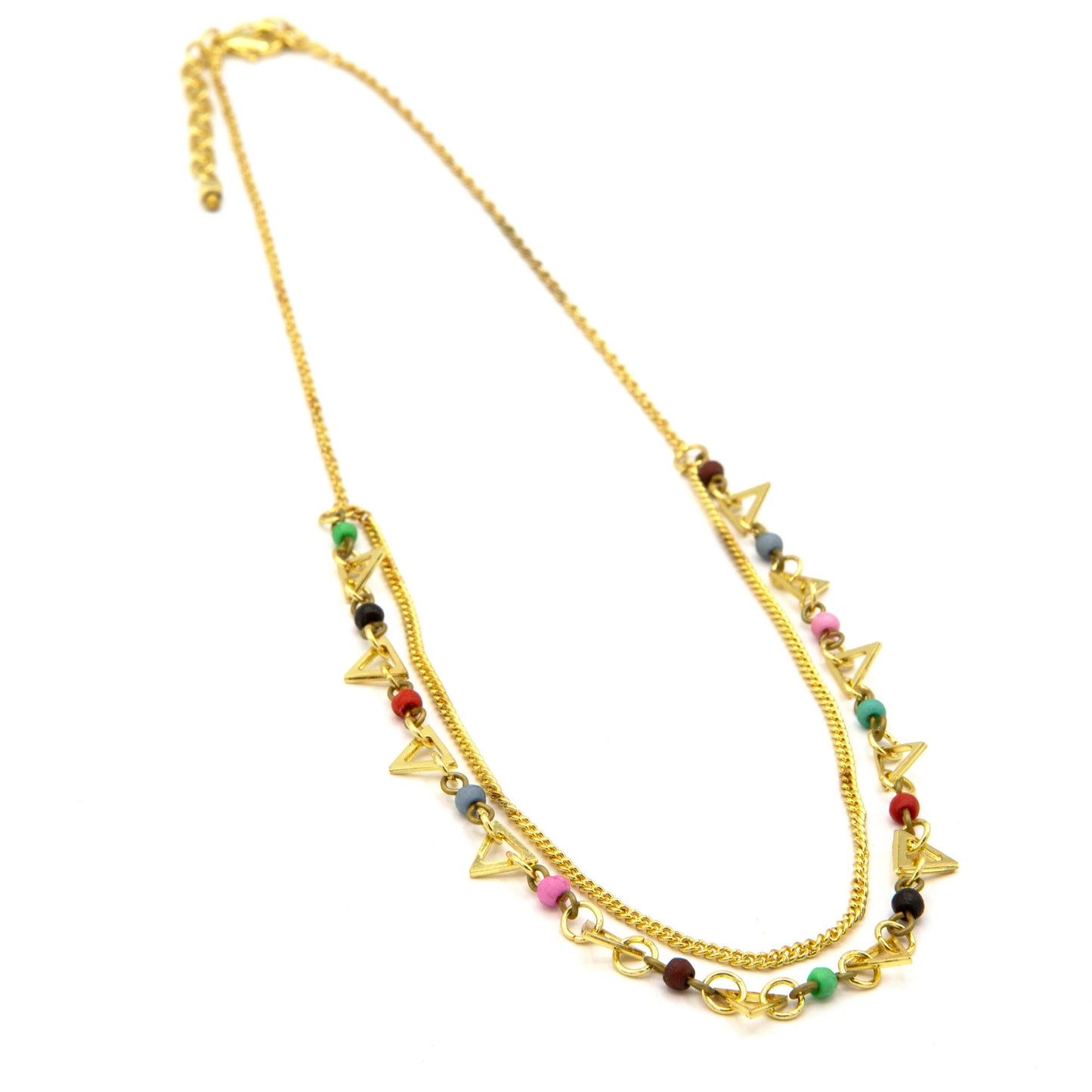 Confetti Dual Strand Necklace