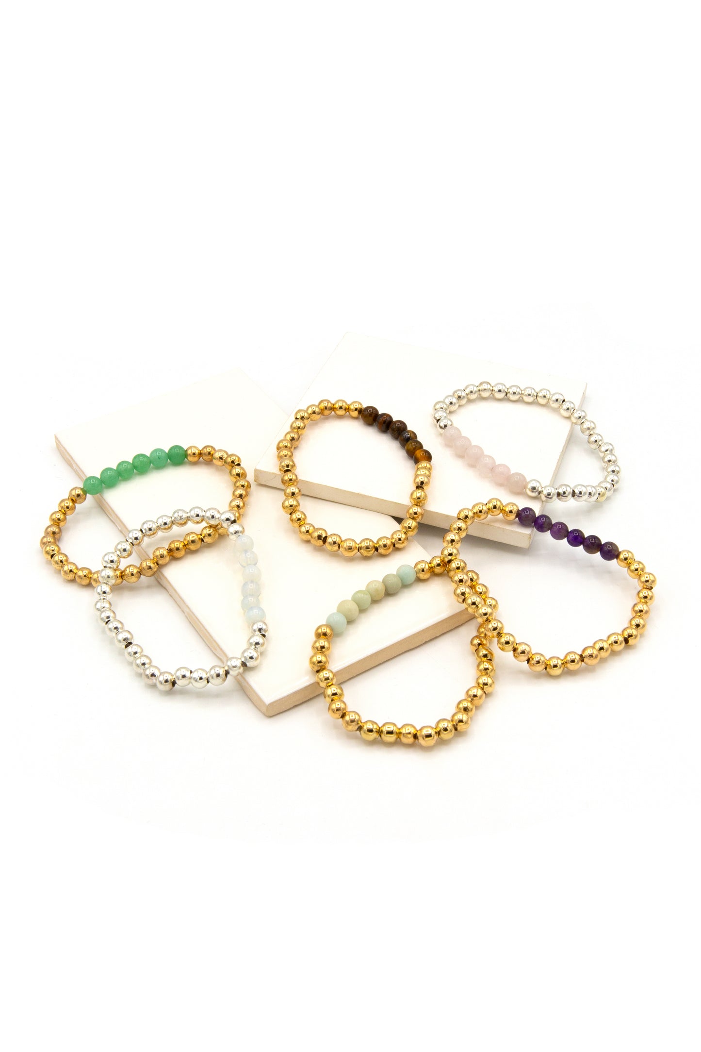 Stone Elastic Bracelet