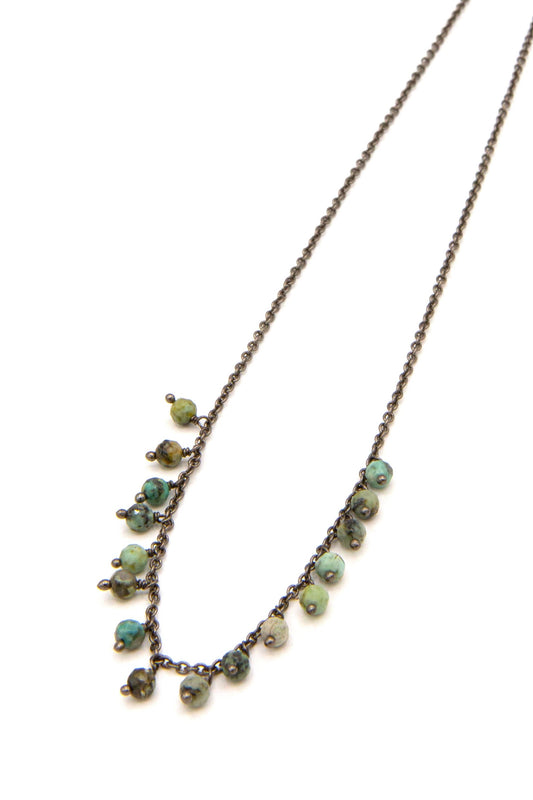 Turquoise Drop Luxe Necklace