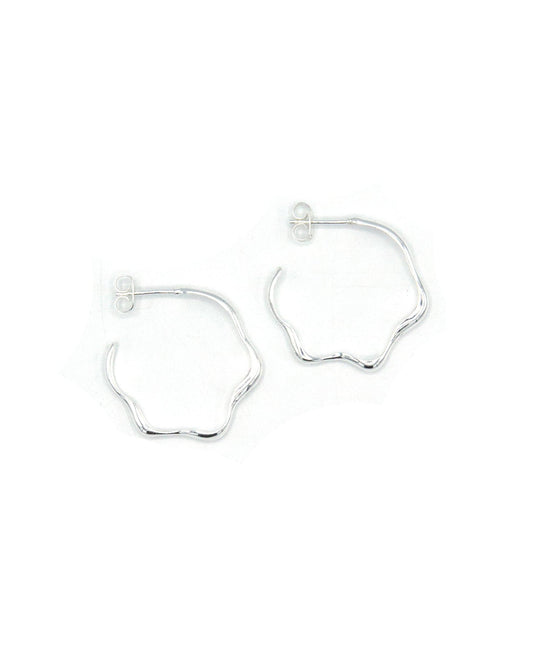 Wave Hoop Earrings