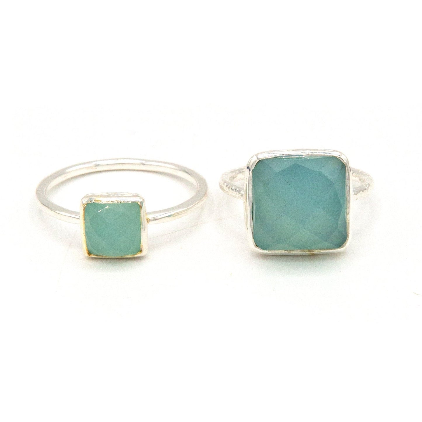 Sultry Sea Ring in Chalcedony