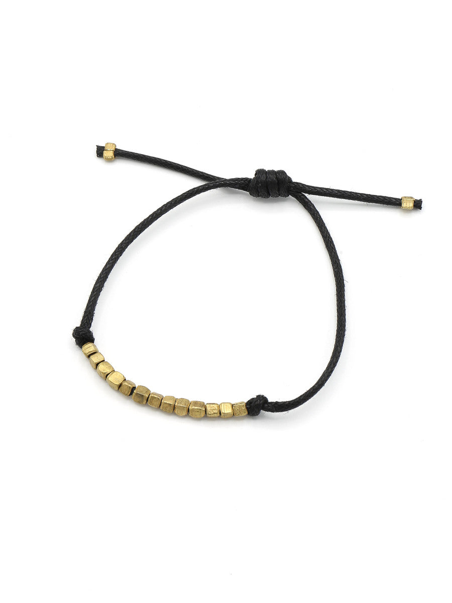 adjustable upcycled brass bracelet | Fair Anita
