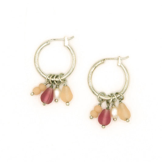Charm Dangle Hoops