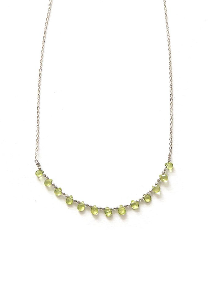 Clover Patch Peridot Necklace