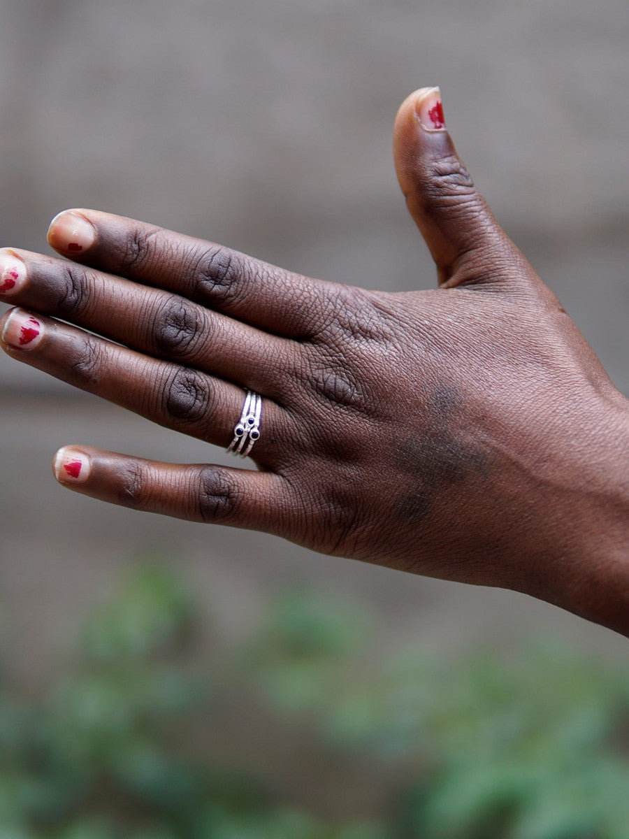 Tiny stacking clearance rings