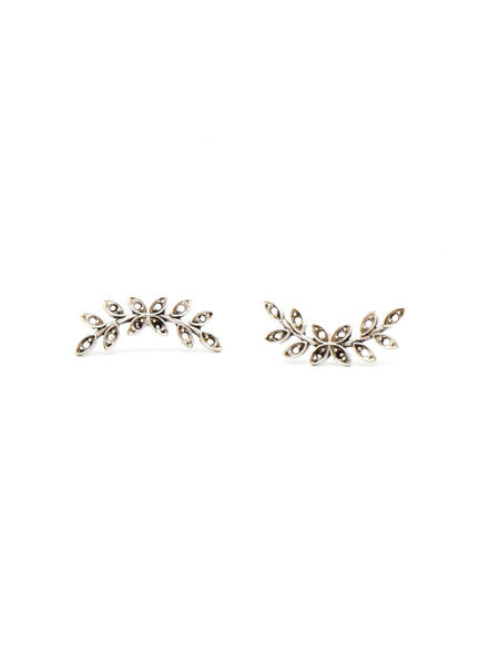 Dainty Branches Studs - Silver