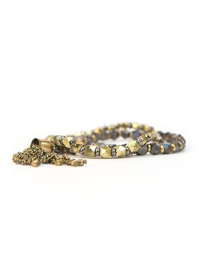 Metal tassel elastic bracelets | Fair Anita
