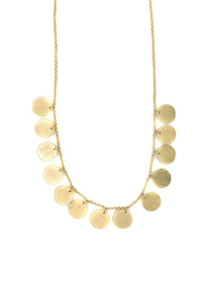 charm necklace with large discs | Fair Anita