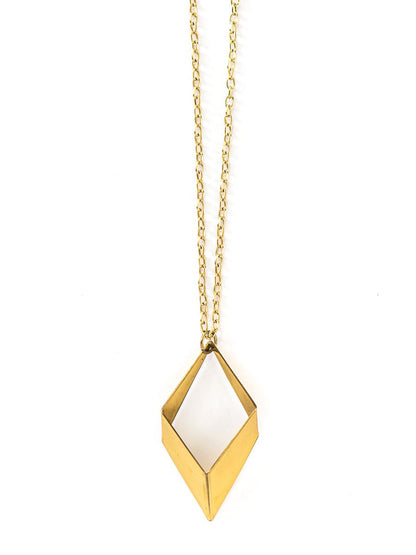 open geometric statement necklace | Fair Anita