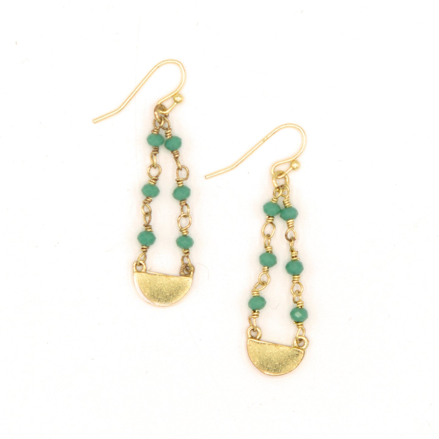 Gladiolus Crystal Earrings