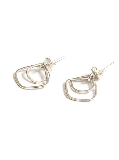 small sterling double hoop earrings | Fair Anita