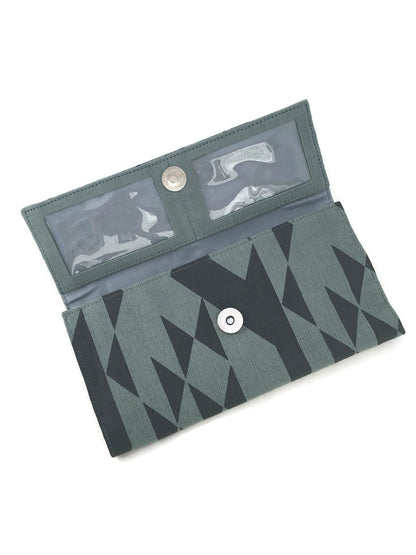 Blue patterned clutch wallet | Fair Anita