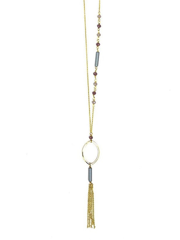 long purple necklace | Fair Anita