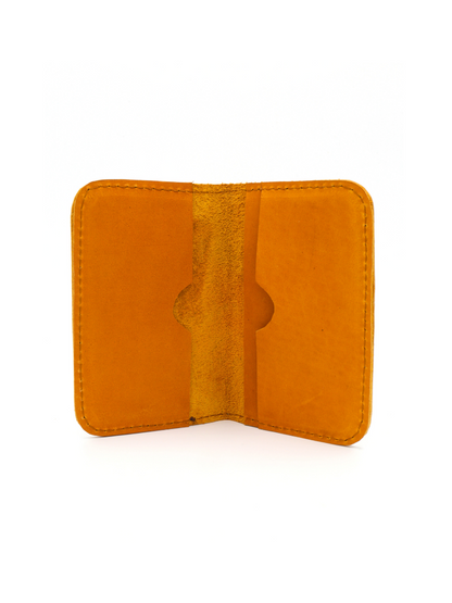 affordable sustainable brown leather pocket wallet | Fair Anita