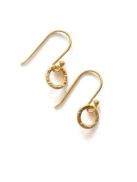 simple gold dangle earrings | Fair Anita