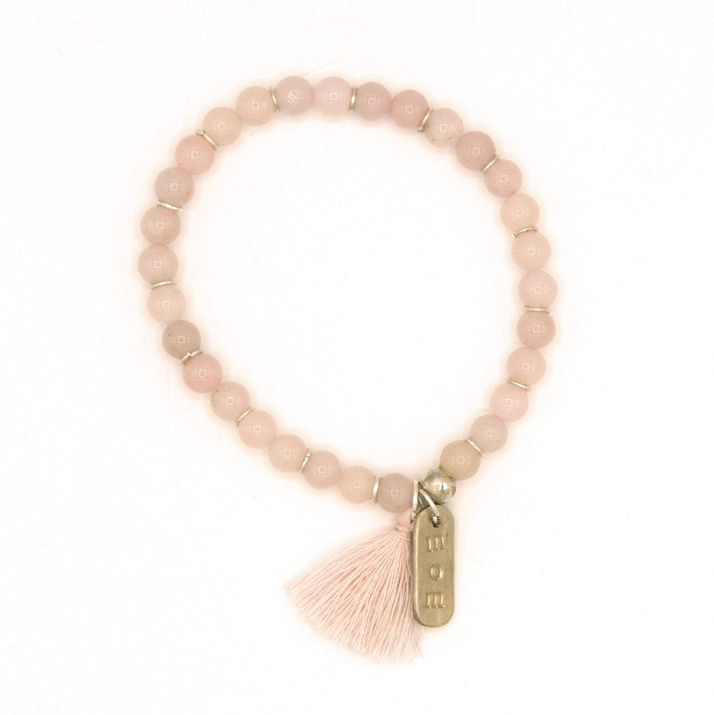 Mother's Love Stone Bracelet - Rose Quartz