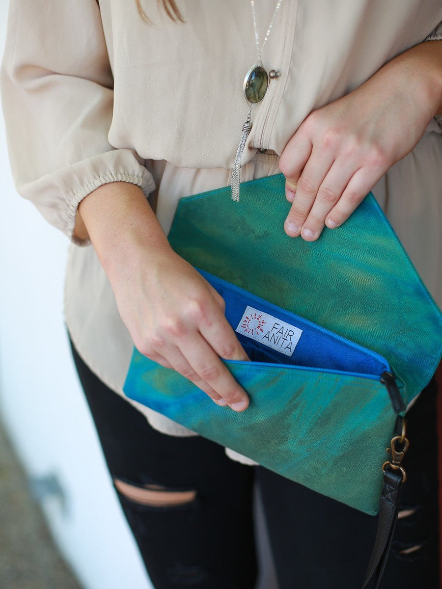 Colorful fair trade clutch wallet | Fair Anita