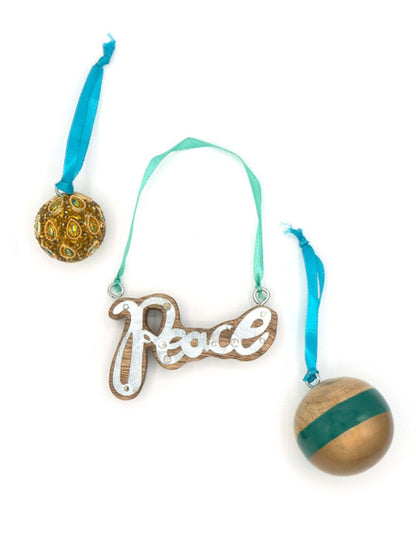 Peace Ornament Set