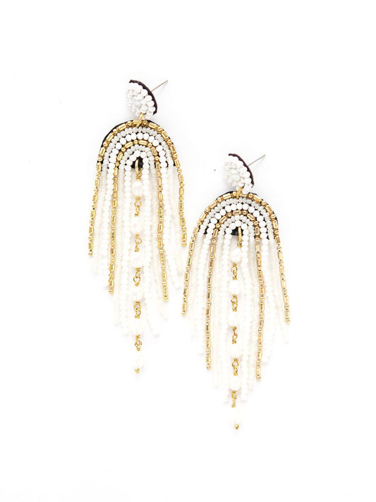 pearl chandelier earrings | Fair Anita