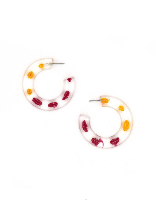 flower resin hoops | Fair Anita