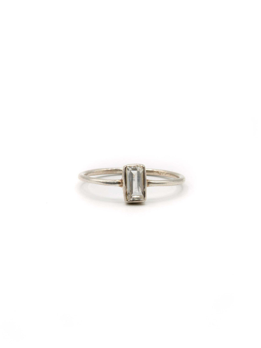 sterling affordable crystal ring | Fair Anita