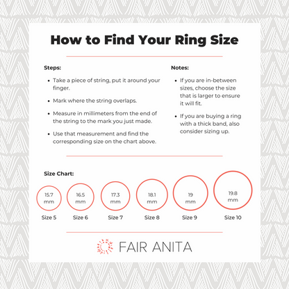 triangle lapis sterling ring | Fair Anita