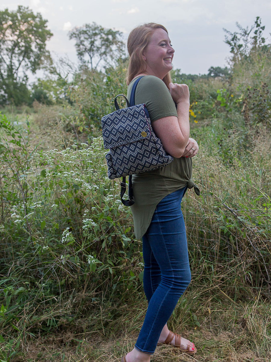 Socially responsible canvas backpack | Fair Anita