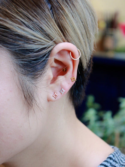 small gold star earrings | Fair Anita