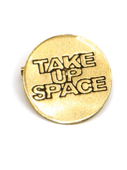 Brass take up space pin | Fair Anita