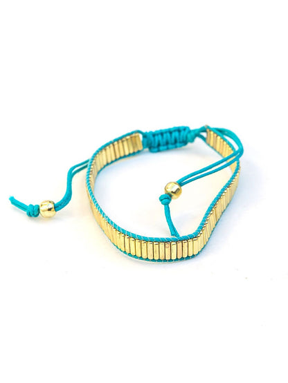 adjustable teal bracelet | Fair Anita