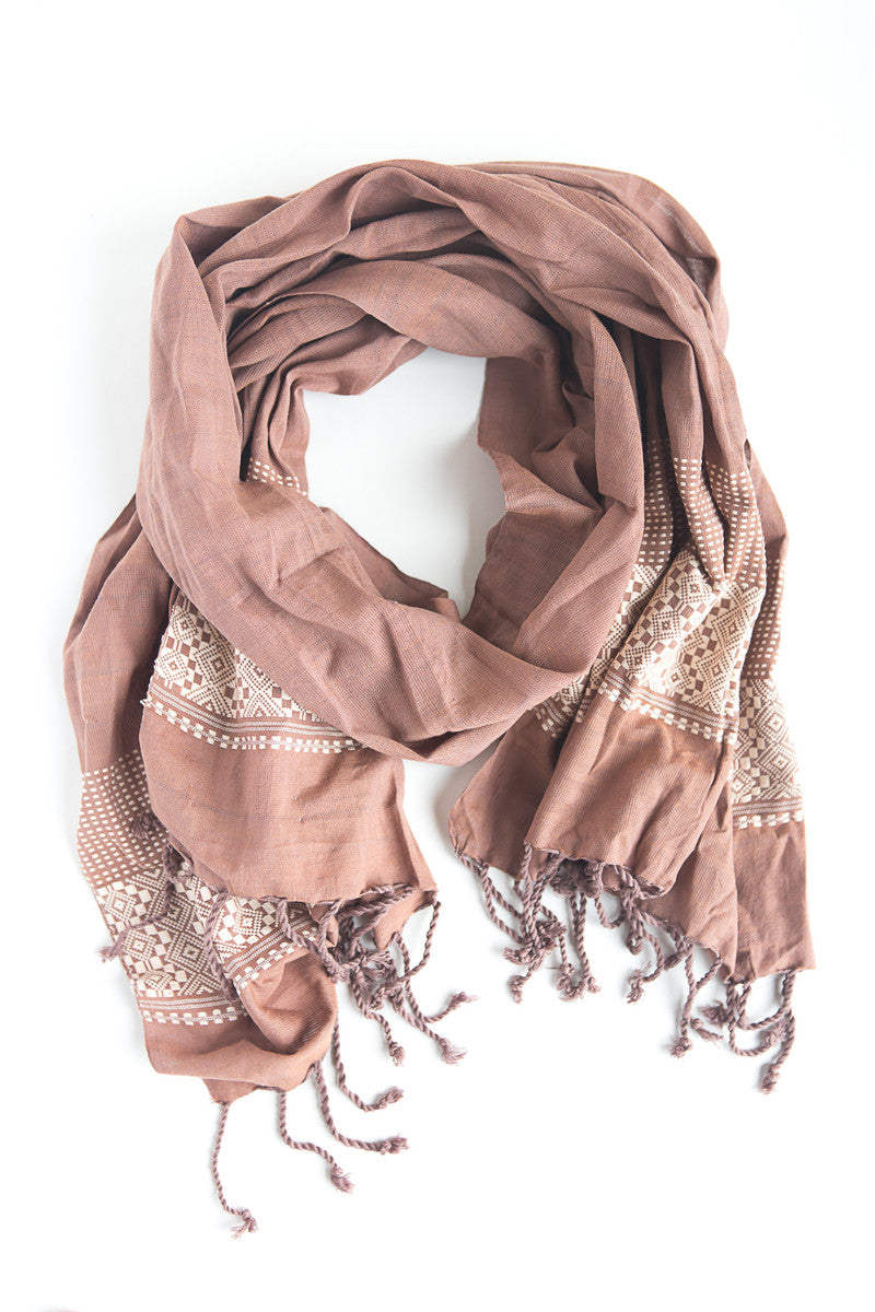 Light pink fair trade scarf | Fair Anita